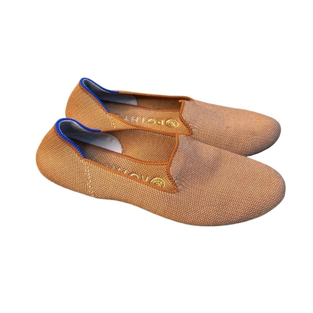 Rothy's The Loafer Women Fawn Camel Slip On Ballerina Flats Comfort Shoe
